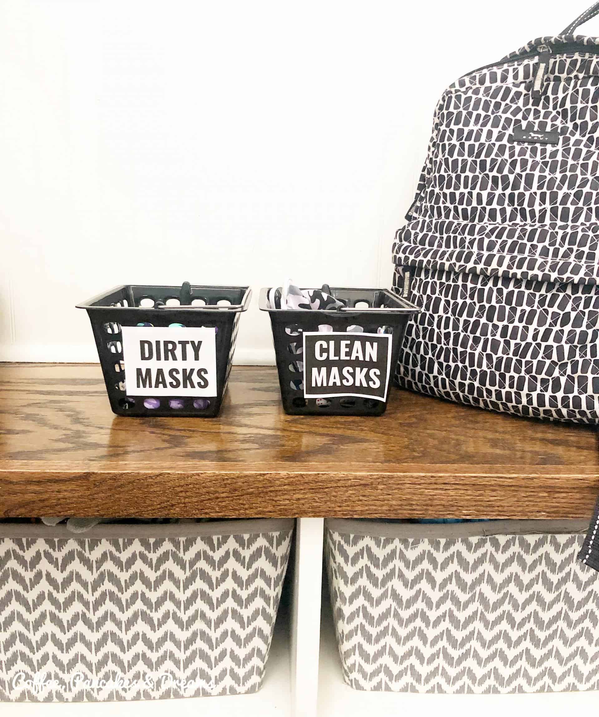 face mask organization idea #backtoschool #kids #homeorganization