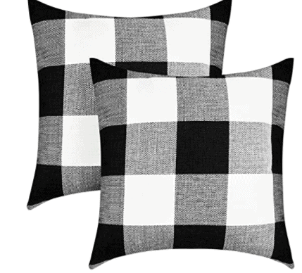15 Inexpensive Fall Pillows #falldecor #buffalocheck #farmhouse