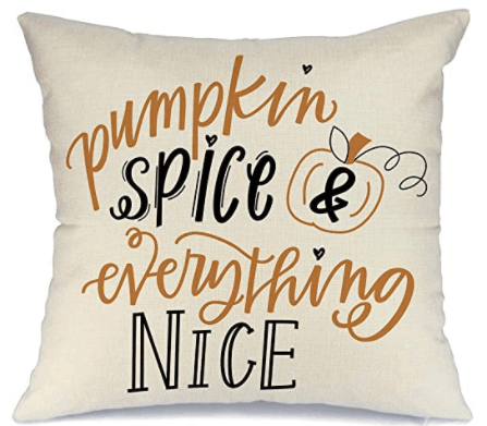 Pumpkin Spice Pillow Cover