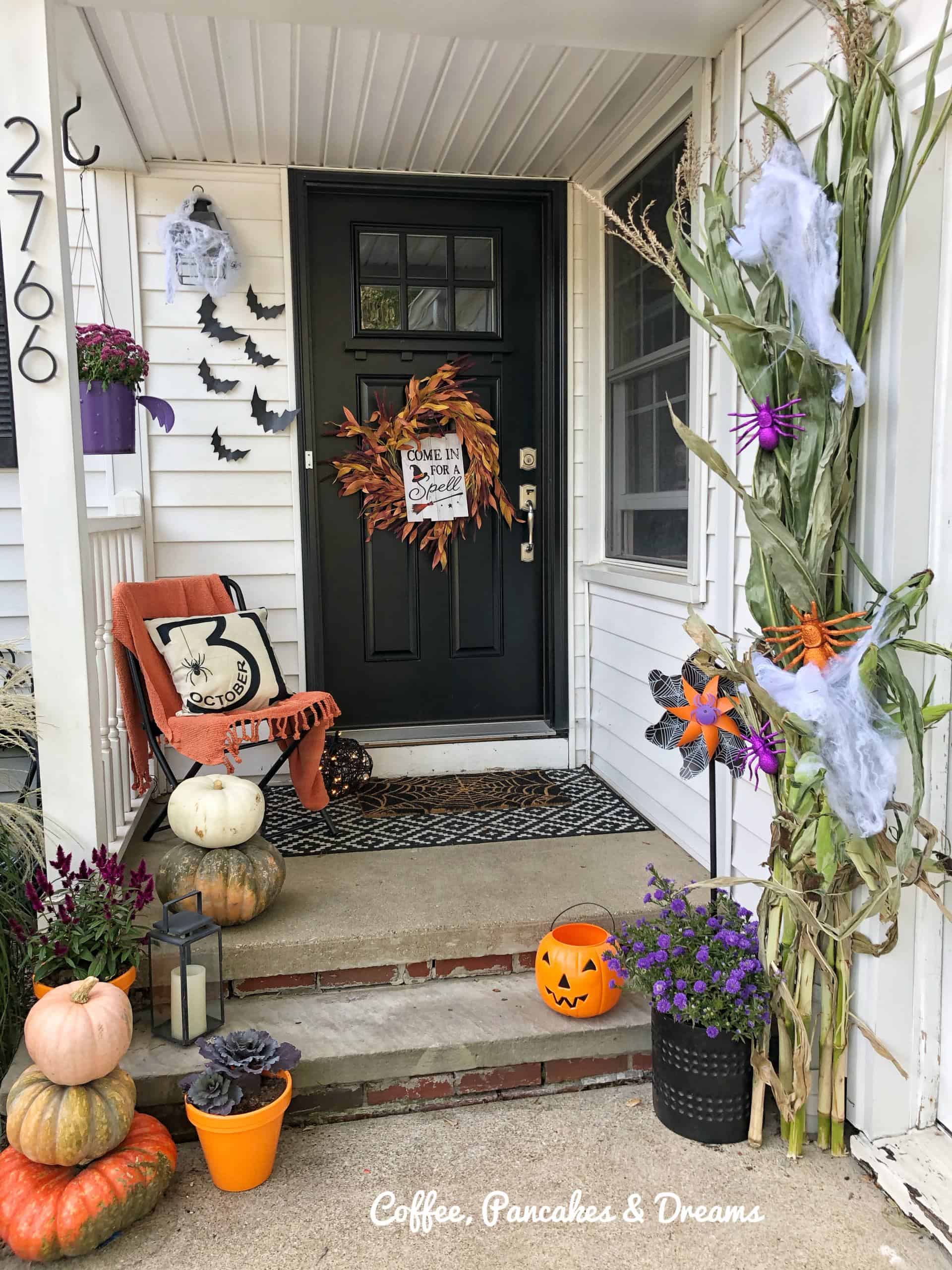 Halloween Front Porch Decor Not So Spooky Ideas