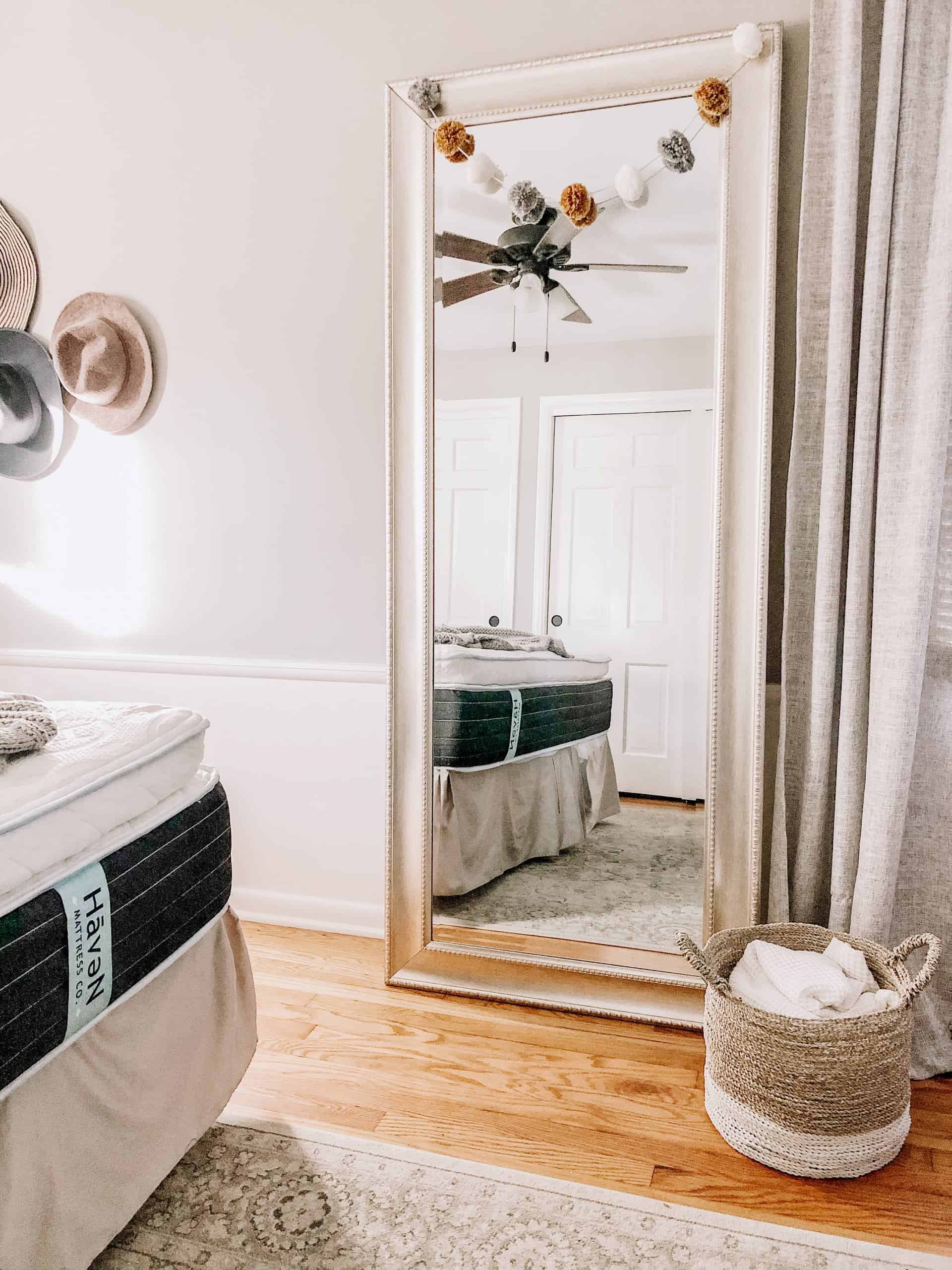 how to create a cozy bedroom #sponsored #farmhouse #neutral
