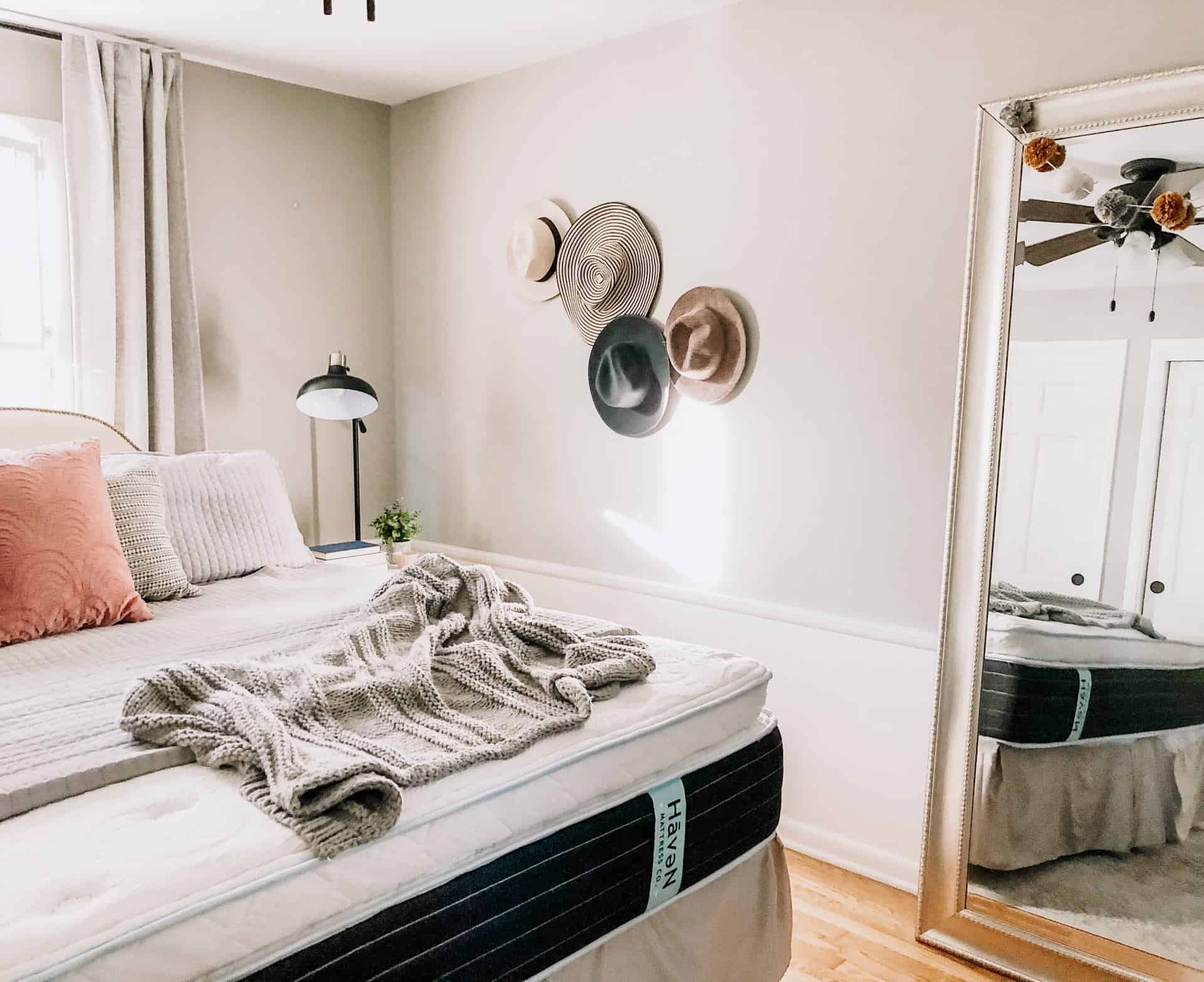 Cozy Bedroom Decor Ideas #havenmattress #sponsored #neutralbedroom