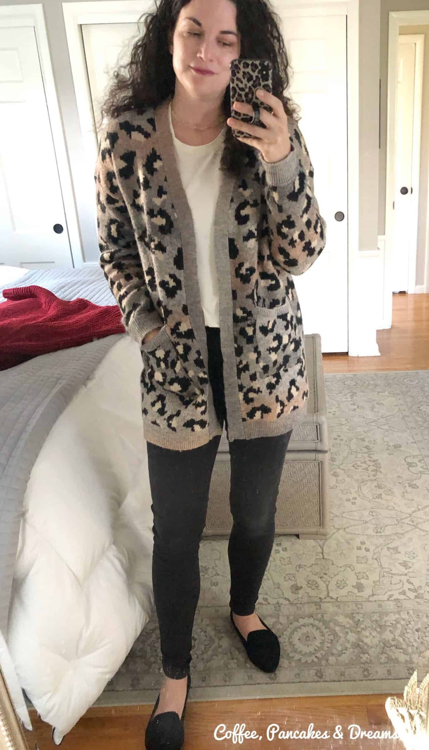 Leopard Print Cardigan