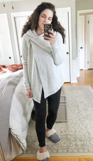 Gray Wrap Sweatshirt from Nordstrom Rack