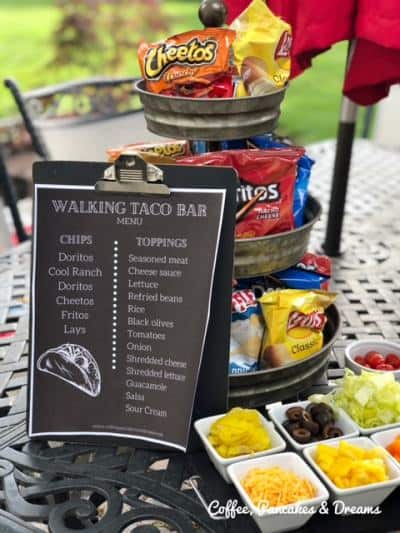 how to serve walking tacos