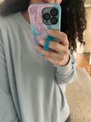 cozy textured sweatshirt from aerie